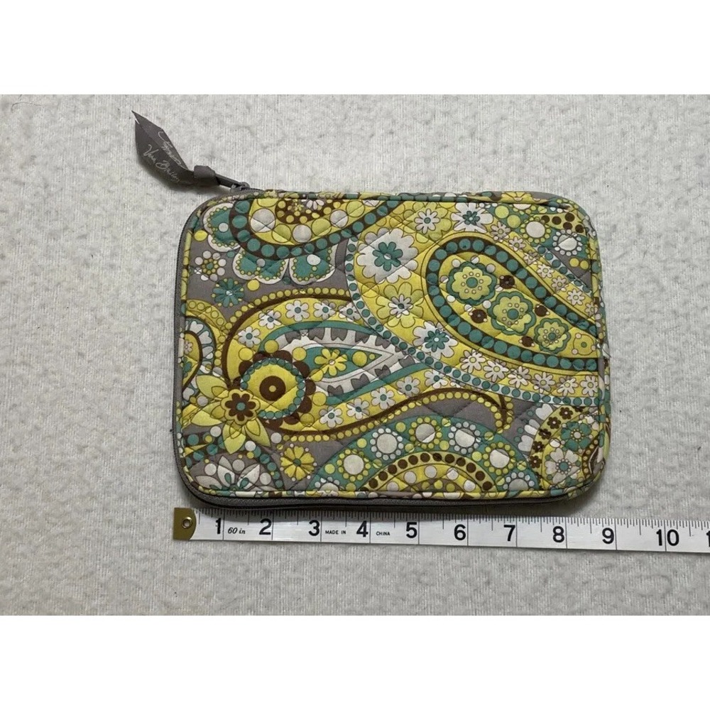 Vera Bradley Purse Wallet Women's Quilted Yellow Floral Pattern Clutch 9 x 6 - Picture 6 of 7